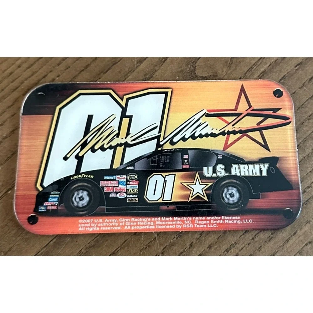 Mark Martin #01 Triple US Army NASCAR‎ Auto Racing Magnet